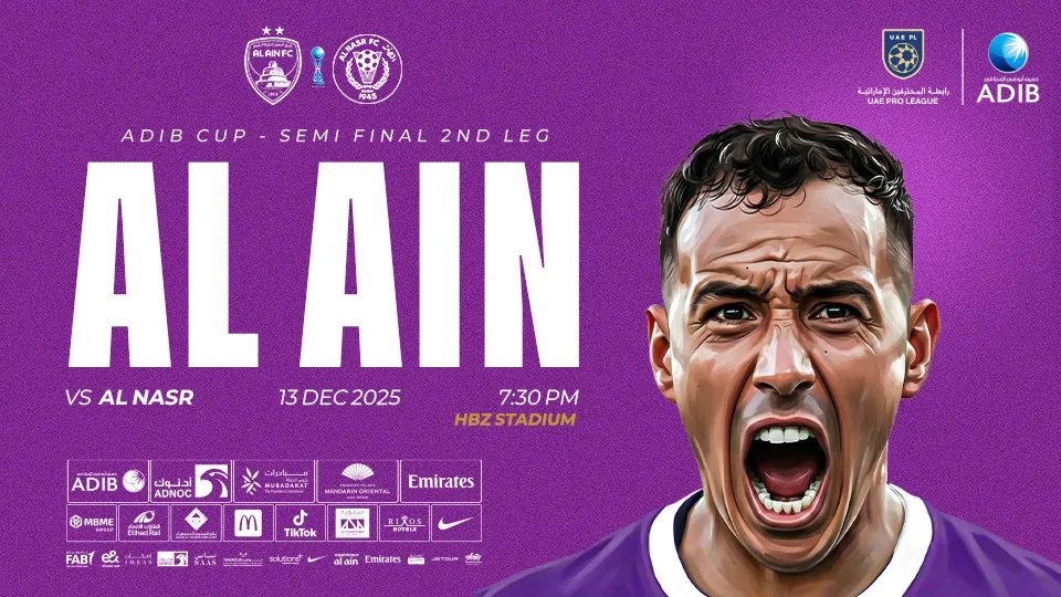 Al Ain FC vs Al Nasr FC &#8211; ADIB CUP Semi Finals - Image 1