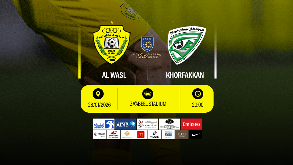 Al Wasl FC vs Khorfakkan FC - Image 1